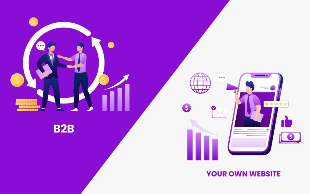 Third Party B2B Marketplace vs Your Own Website and Digital Marketing Strategies